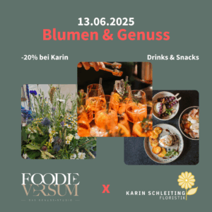 13.06.25, Blumen & Genuss - Gartenparty mit Latenight-Shopping